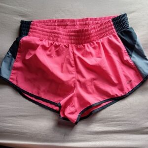 womens Nike running shorts dri-fit size LG pink running, gym